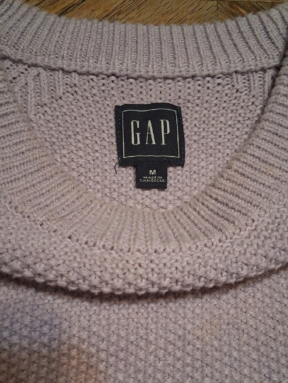 Gap Lilac Crewneck Women's Sweater - Picture 2 of 3